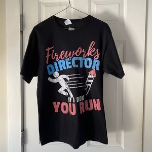 Fun Fireworks Director shirt! 💥